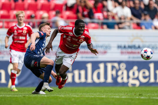 Degerfors Sebastian Ohlsson och Kalmars Rony Jansson