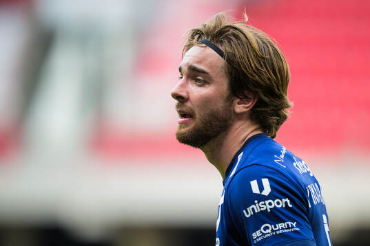 Degerfors Juhani Pikkarainen gjorde Degerfors 2-1 mål