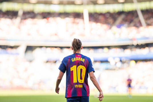 Caroline Graham Hansen of Barcelona