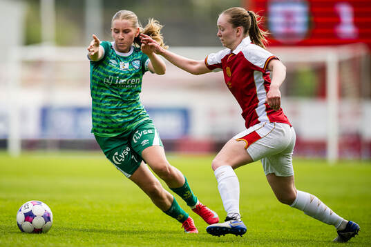 Nora Berland of Klepp and Karina Fløysvik Hæåk of Bryne