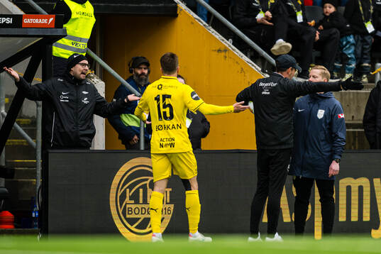 Head coach Freyr Alexandersson of Brann and Sander