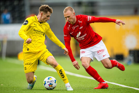 Fredrik Sjøvold of Bodø/Glimt and Jon Dagur Thorsteinsson