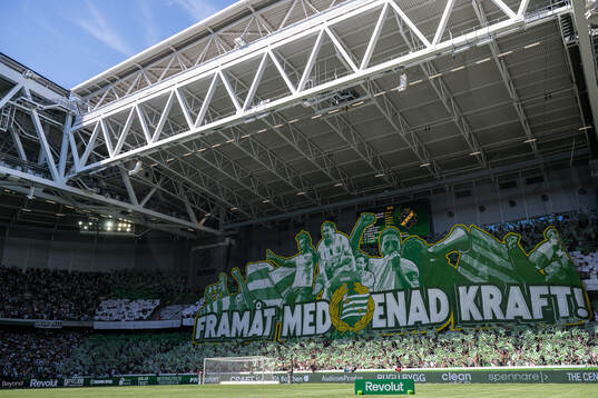 under fotbollsmatchen i Allsvenskan mellan Hammarby och AIK