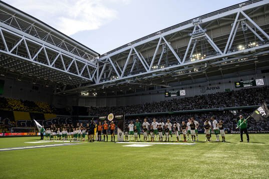 AIKs och Hammarbys spelare