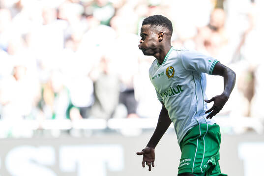 Hammarbys Ibrahima Breze Fofana jublar