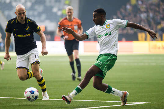 AIKs Amel Mujanic och Hammarbys Paulos Abraham