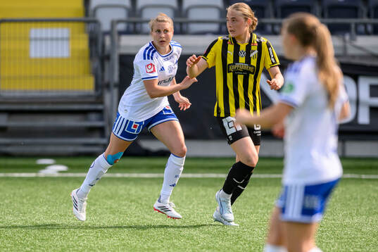 IFK Norrköpings Fanny Andersson och Häckens Paulina