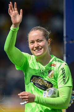 Häckens målvakt Fanney Inga Birkisdottir