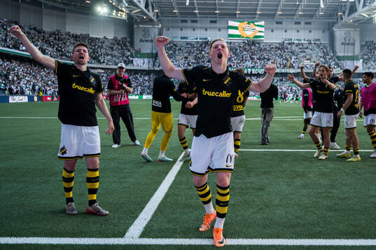 AIKs Sixten Gustafsson jublar