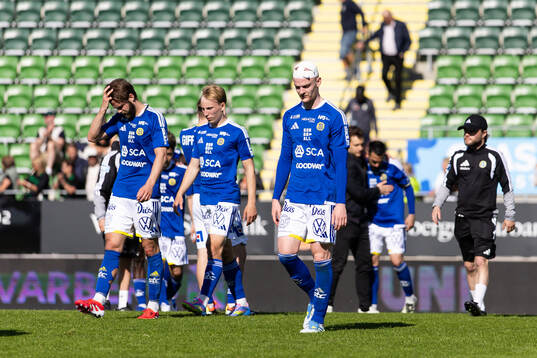 GIF Sundsvalls spelare deppar
