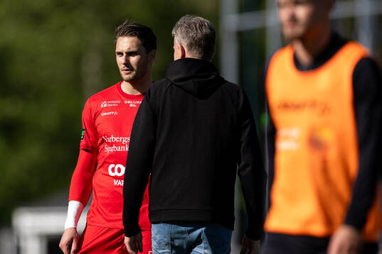Varbergs målvakt Oscar Ekman