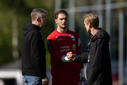 Varbergs målvakt Oscar Ekman