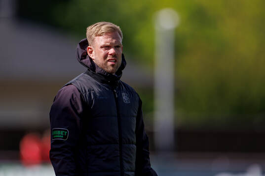 Varbergs tränare Victor Salwén