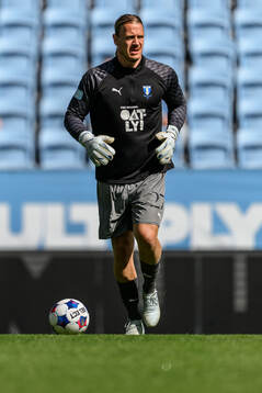 Malmö FFs målvakt Johan Dahlin