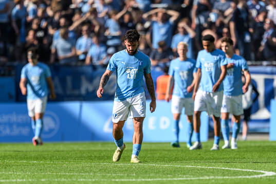 Malmö FFs Sead Haksabanovic deppar