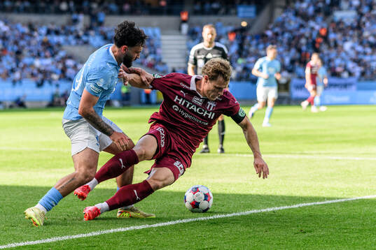 Västerås Herman Magnusson och Malmö FFs Sead Haksabanovic