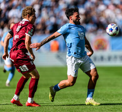 Västerås Herman Magnusson och Malmö FFs Sead Haksabanovic
