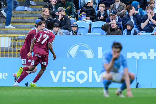 Malmö FFs Oscar Sjöstrand deppar