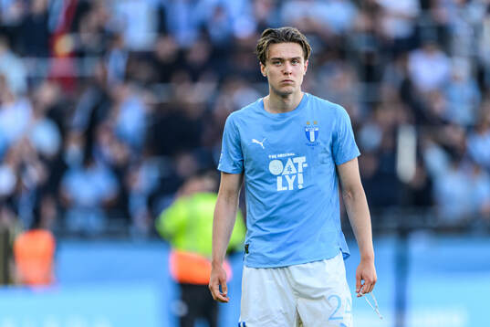 Malmö FFs Oscar Sjöstrand deppar