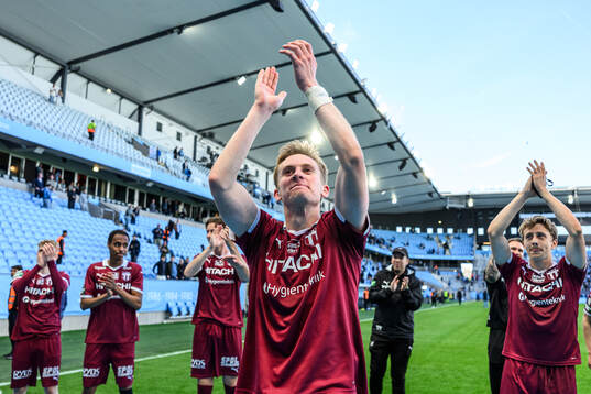 Västerås Karl Gunnarsson jublar