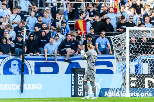 Malmö FFs målvakt Johan Dahlin
