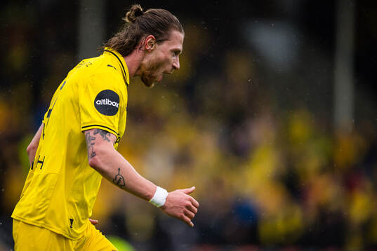 Kasper Høgh of Bodø/Glimt celebrates