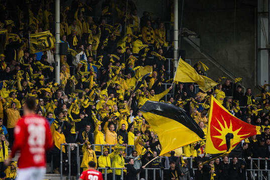 Spectators in the stands