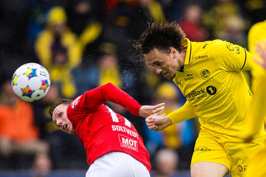 Andreas Helmersen of Bodø/Glimt missing a chance to score