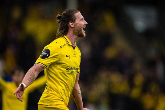 Kasper Høgh of Bodø/Glimt celebrates