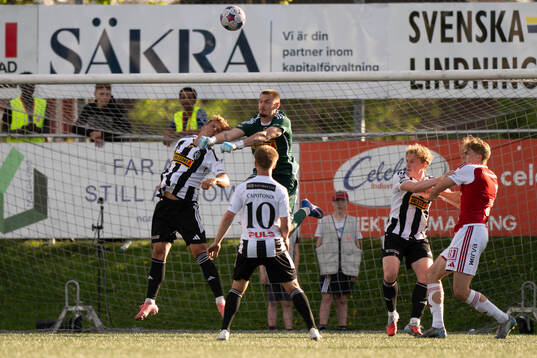 Landskronas målvakt Marcus Pettersson