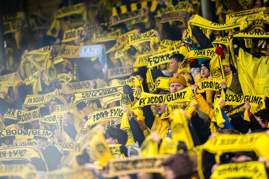 Spectators in the stands