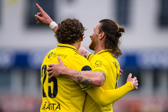 Kasper Høgh of Bodø/Glimt celebrates