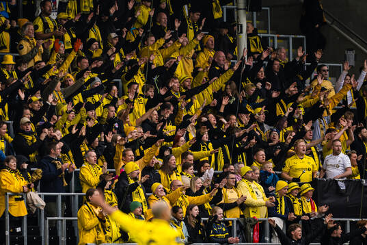 Spectators in the stands