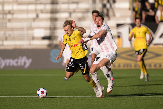 Elfsborgs Julius Beck och Häckens Amor Layouni