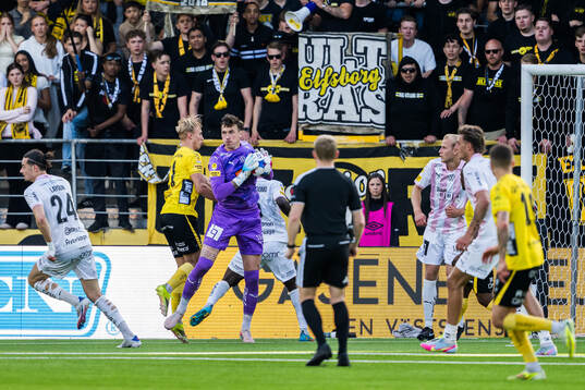 Häckens målvakt Andreas Linde