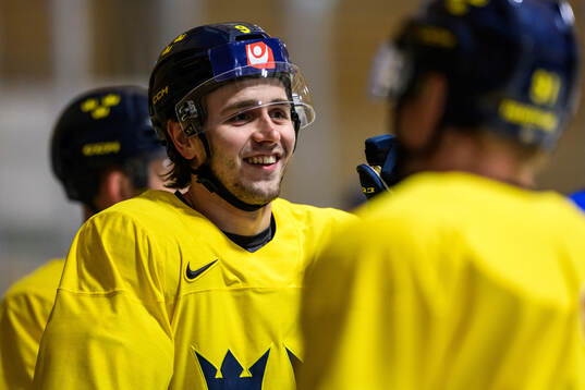 Linus Karlsson of Sweden at a practice session