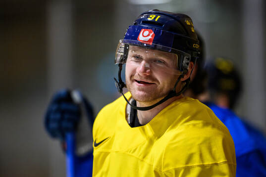 Carl Grundström of Sweden at a practice session