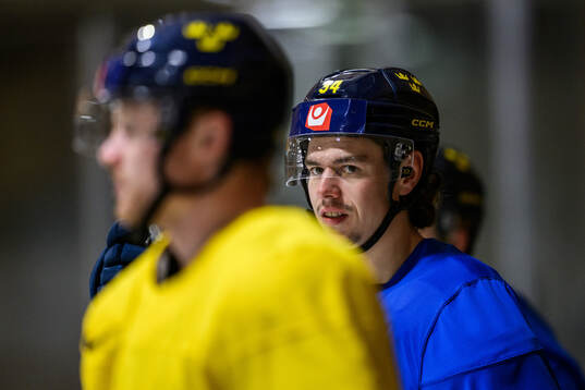 Albert Johansson of Sweden at a practice session