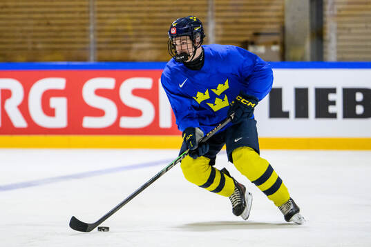 Viggo Björck of Sweden at a practice session