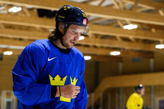 Oscar Sundqvist of Sweden at a practice session