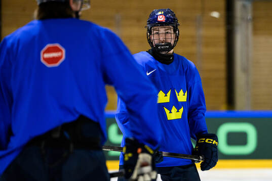 Viggo Björck of Sweden at a practice session