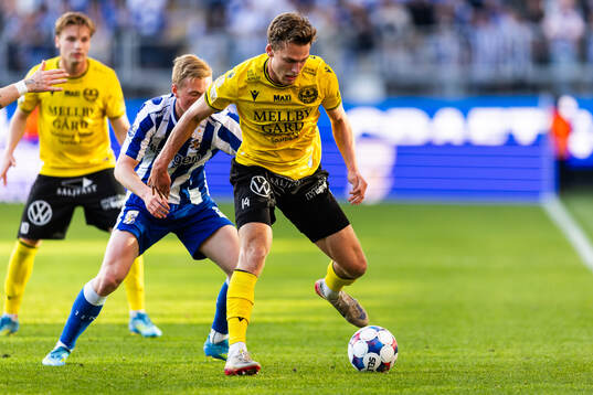 IFK Göteborgs Benjamin Brantlind och Mjällbys Villiam