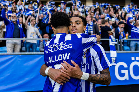IFK Göteborgs Sebastian Clemmensen och Alexander Jallow