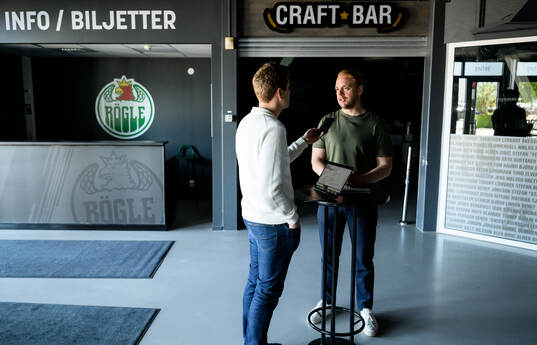Rögles sportchef Hampus Sjöström