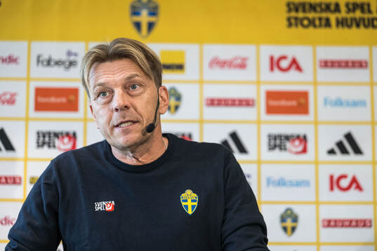 Head coach Tony Gustavsson of the Swedish women's national