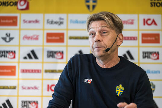 Head coach Tony Gustavsson of the Swedish women's national
