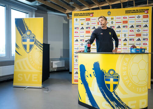 Head coach Tony Gustavsson of the Swedish women's national
