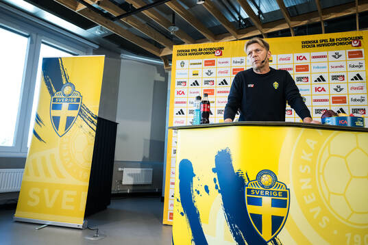 Head coach Tony Gustavsson of the Swedish women's national