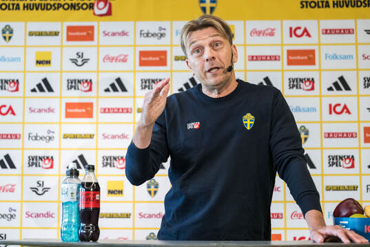 Head coach Tony Gustavsson of the Swedish women's national