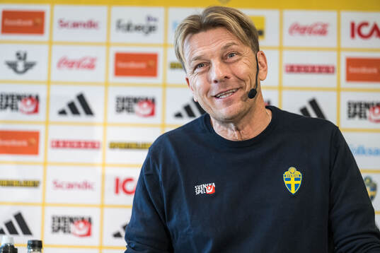 Head coach Tony Gustavsson of the Swedish women's national